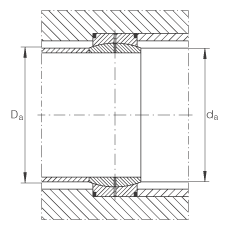 關(guān)節軸承 GE15-DO, 根據 DIN ISO 12 240-1 標準，需維護